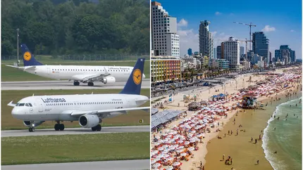 Anunț important pentru călători! Lufthansa va relua în ianuarie zborurile către Tel Aviv