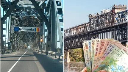 Plata taxei pentru Podul Giurgiu-Ruse se va realiza doar în lei! Ministerul Transporturilor interzice achitarea acesteia în euro sau dolari