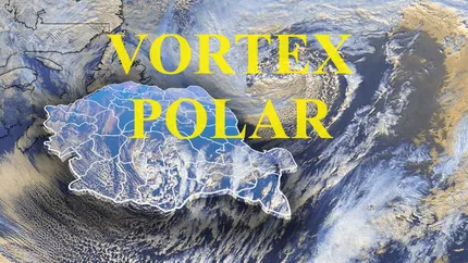 Vortex polar în România. Temperaturile scad de la o zi la alta
