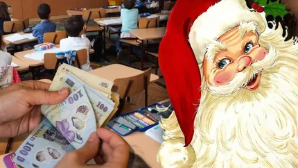 Vine Moș Crăciun pentru elevii din România! Data la care intră banii pentru bursele școlare pe carduri