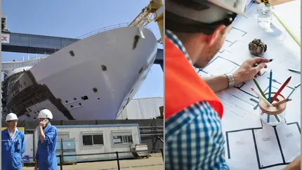 Ce prevede jobul de inginer proiectant de nave. Între 900 şi 1.100 de euro net pe lună pentru acest loc de muncă!