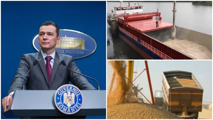 Sorin Grindeanu: Cerealele ucrainene nu rămân în România. Ce spune ministrul despre tratamentul preferențial pe care l-ar primi ucrainenii în portul Constanța