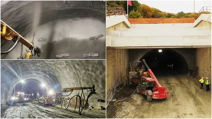 Continuă lucrările pe lotul 4 al Autostrăzii A 1 Sibiu-Pitești. Constructorul austriac a finalizat 18% din primul tunel de pe o autostradă din România