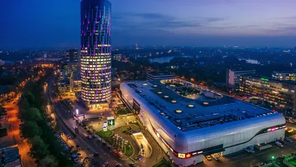 Unde se situează cea mai înaltă clădire din România. Are 137 de metri și fură ochii oricui