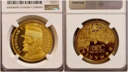Suma colosală cu care se vinde o monedă cu chipul Regelui Ferdinand I din 2019. Dacă o ai pe acasă, poți deveni bogat peste noapte