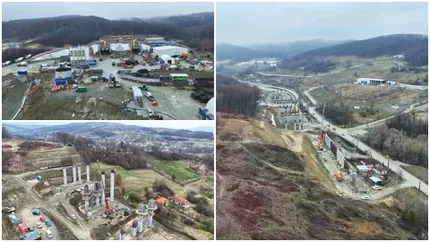 Imagini spectaculoase cu primul tunel veritabil de autostradă din România. Asociația Pro Infrastructură: Lucrările ar putea fi gata mai devreme