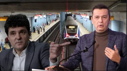 Dispute aprinse pe tema metroului din București. Sorin Grindeanu dă vina pe Nicușor Dan: „Eu i-am cerut să preia metroul”