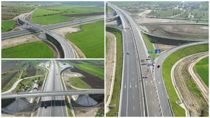 Se deschid alți 13 km din Autostrada A0 București Sud.  De luni, se va putea circula pe jumătate din lungimea totală a drumului