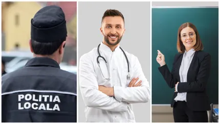 Salariul primit de un polițist local cu 12 clase în România. Poate câștiga mai bine decât un profesor sau medic