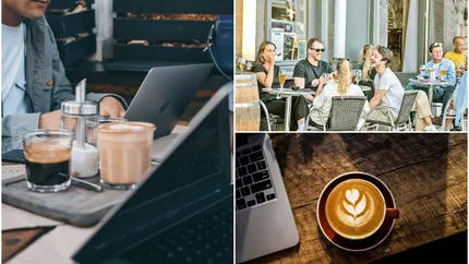 Reguli stricte pentru românii care vin cu laptopurile în cafenele. Lupta împotriva nomazilor digitali continuă