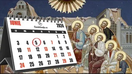 Calendar ortodox 5 iunie 2024. Ce mari Sfinți sunt celebrați azi