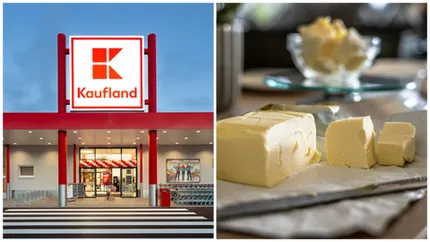 Situație paradoxală în magazinele Kaufland. Untul se vinde la jumătate din prețul margarinei