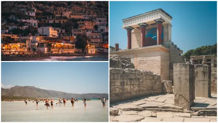Creta, noua destinație favorită de vacanță a românilor. Insula va fi luată cu asalt de peste 100.000 de turiști din țara noastră
