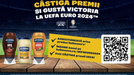 Hellmann’s, Rexona, Dove Men + Care și Clear Men, printre sponsorii oficiali ai UEFA EURO 2024TM