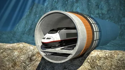 China investește 3,5 miliarde de euro în construirea unui tunel feroviar subacvatic de 16 kilometri lungime