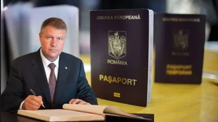Se schimbă regula privind obținerea pașaportului. Klaus Iohannis a promulgat legea