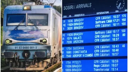 CFR anunță întârzieri mari! 10 trenuri au fost blocate în gările de pe traseul București – Constanța