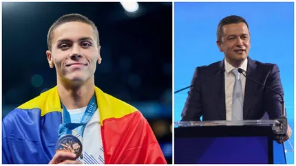 David Popovici a cerut investiții în sport. Sorin Grindeanu: „Hai să nu excludem și zona privată”