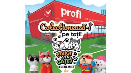 Promotica se extinde în România odată cu lansarea  campaniei ”Frenemies” la Profi!  Par inamici, dar sunt amici: căței și pisici cu super lipici!