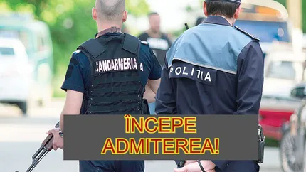 Admitere Jandarmerie și Poliție. Iată locurile disponibile în 2024