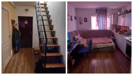 Cum arată apartamentul scos la licitație de ANAF. Are două camere și se află în Brașov