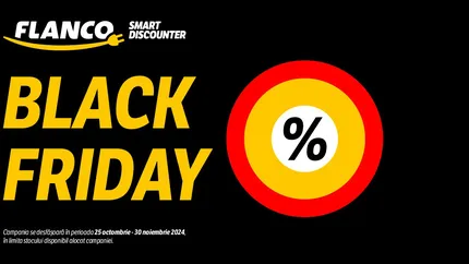 Flanco începe a 14-a ediție de Black Friday. Milioane de români se vor bucura de marile oferte