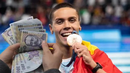 David Popovici, subapreciat la Jocurile Olimpice. Campionul mondial la înot, recompensat cu o sumă modestă, comparativ cu un contabil!