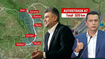 Se inaugurează mai multe loturi din Autostrada Moldovei. Sorin Grindeanu și Marcel Ciolacu dau vestea cea mare