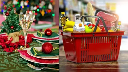 Coșul alimentar de Crăciun, coșmarul românilor cu venituri mici. Sunt anunțate scumpiri de peste 20%