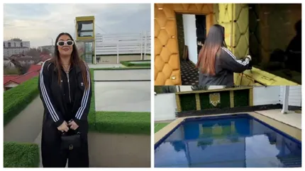 Cum arată casa de lux a lui Florin Salam. Fiica manelistului a făcut turul locuinței. ”Am ridicat încă două etaje”