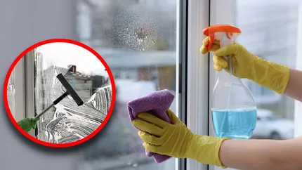 Ingredientul secret care îți lasă geamurile curate ca lacrima. Cu ce să le ștergi de fiecare dată, ferestrele tale vor străluci