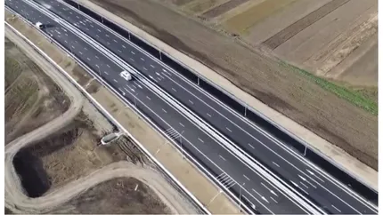 Circulația pe Lotul 1 al Autostrăzii A7 Ploiești-Buzău se deschide luni, 23 decembrie, de la ora 16:00