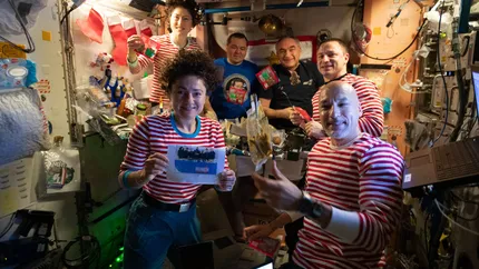 Cum au sărbătorit Crăciunul astronauții de pe Stația Spațială Internațională. Mesajul emoționant transmis Pământului!