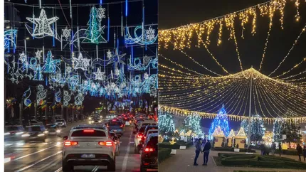 Orașul din România care rivalizează cu Las Vegas! Imagini cu străzile luminate care au uimit pe toată lumea!