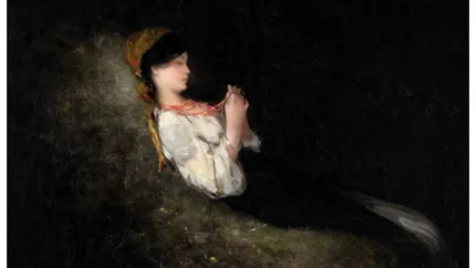 Record pe piața românească de artă. Tabloul ”Țărăncuță odihnindu-se” semnat de Nicolae Grigorescu, vândut cu 365.000 de euro