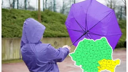 Vântul puternic a provocat pagube serioase în București, în noaptea Ajunului. Un băiat de 13 ani a ajuns la spital și mai multe mașini au fost distruse