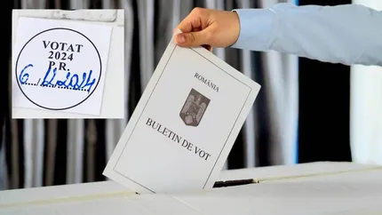 Abțibilduri cu „Votat”, vândute pe OLX. Cât costă un astfel de sticker de pe buletin