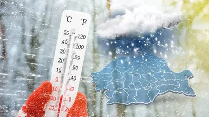 Vremea neobișnuită a lunii aprilie! De la 20°C la 0°C și ploi surpriză