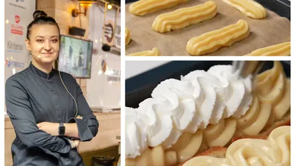 Rețeta de eclere cu vanilie, frișcă și zmeură a Roxanei Blenche. ”Sunt senzaționale”