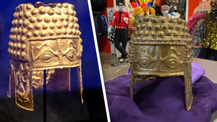 Țările de Jos iau în derâdere istoria românilor. Olandezii vând replici ale Coifului de Aur de la Coțofenești pe bandă rulantă