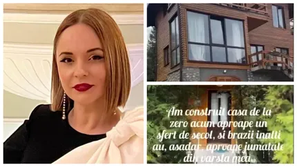 Cum arată vila de lux pe care Andreea Marin și-a construit-o cu 25 de ani în urmă. Refugiul vedetei se află într-un loc de poveste