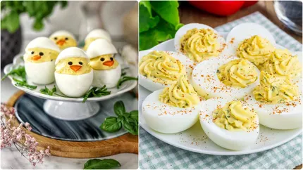Cea mai delicioasă rețetă pentru ouă umplute de Paște. Ingredientul secret care le face exrem de gustoase