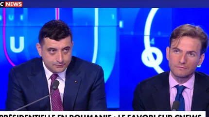 George Simion, afirmaţii scandaloase la o emisiune TV din Franţa. L-a numit pe Macron dictator: Nu agreez tendințele dictatoriale ale lui Macron, nu respect intervențiile lui în ţara noastră