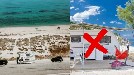Grecia taie porția și interzice camparea liberă cu autorulota. Amendă de 1.500 de lei pentru turiștii nomazi