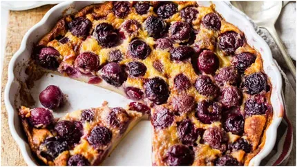 Rețetă! Cum se prepară Clafoutis, prăjitura rustică cu cireșe din bucătăria franțuzească