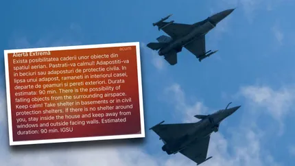 Mesaje RO-Alert în noaptea de miercuri spre joi, în Tulcea, aproape de granița cu Ucraina: „Păstrați-vă calmul” Adăpostiți-vă în beciuri!”