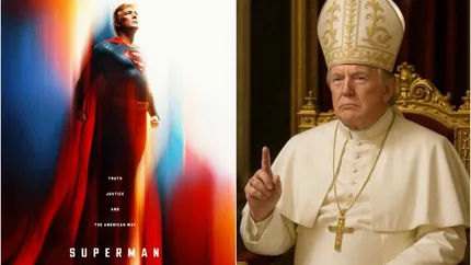 După Trump Papă, avem şi Trump Superman. Casa Albă a publicat o fotografie în care liderul american apare în postura celebrului supererou, însoţită de textul Simbolul speranței