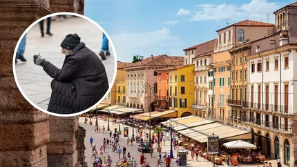 Autoritățile din Verona au expulzat 21 de cerșetori români. Au primit peste 850 de amenzi și n-au plătit niciuna