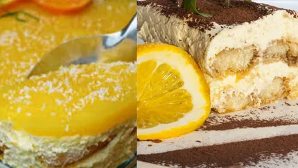 Tiramisu de portocale, desertul perfect pentru vară, gata în 30 de minute