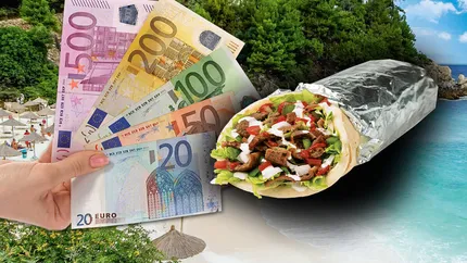 Preţuri mai mari ca niciodată în staţiunea din Grecia adorată de români. Cât costă un gyros în vara lui 2025